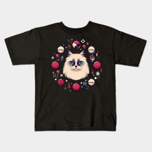 Ragdoll Cat Xmas  Ornament, Love Cats Kids T-Shirt